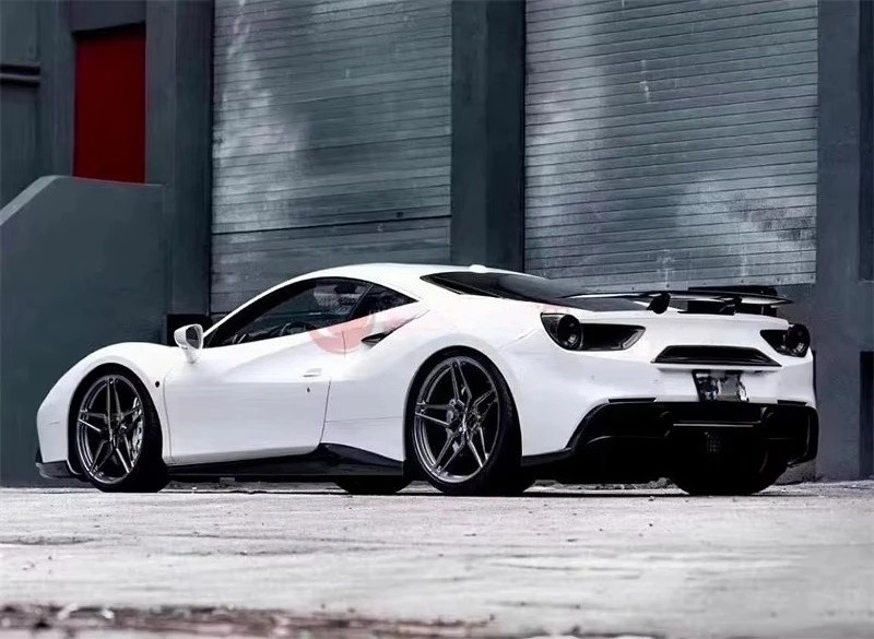 Novite Ross Style Carbon Fiber Body Kits for  488 GTB Wing Front Lip